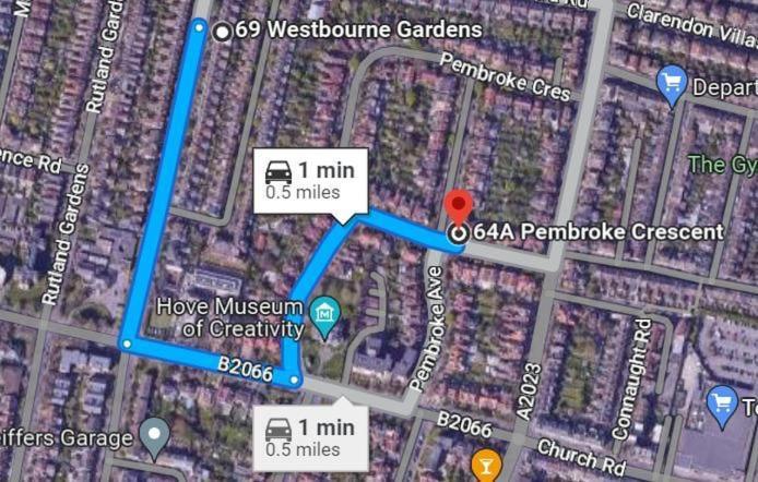 Charming 2 Bedroom Flat In Central Hove With Free Parking Экстерьер фото